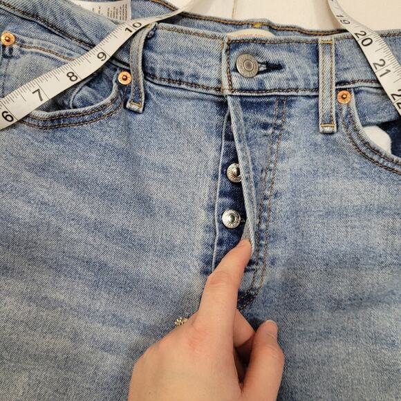 Levis wedgie straight jeans button fly stretch - Picture 3 of 10